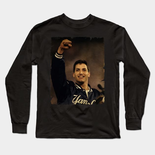 Andy Pettitte in New York Yankees Long Sleeve T-Shirt by SOEKAMPTI